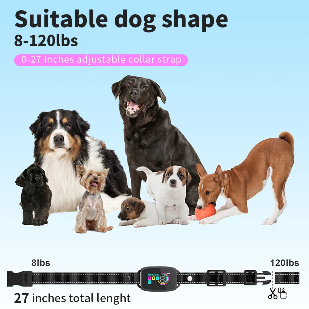 BarkFree – Smart Anti-Barking Collar with HD Display & Waterproof Design